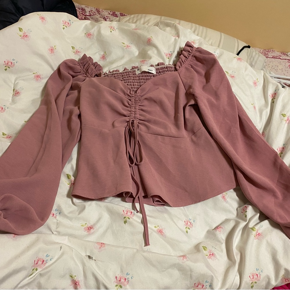 Amy boutique beautiful pink top